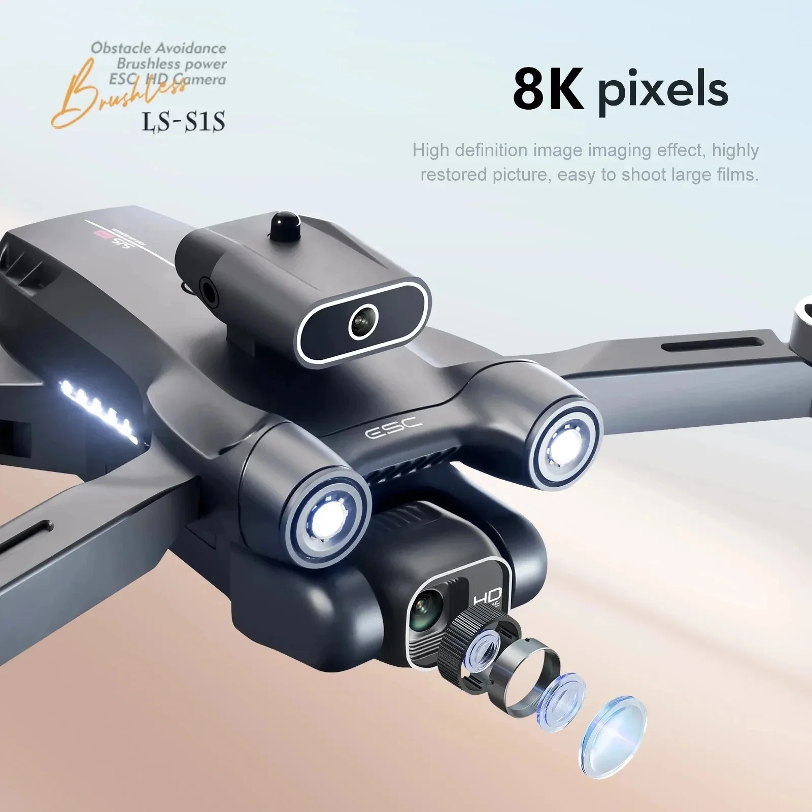 S1S 5G GPS Drone Caméra 8K, Mo - Drone Kit Professional avis et prix