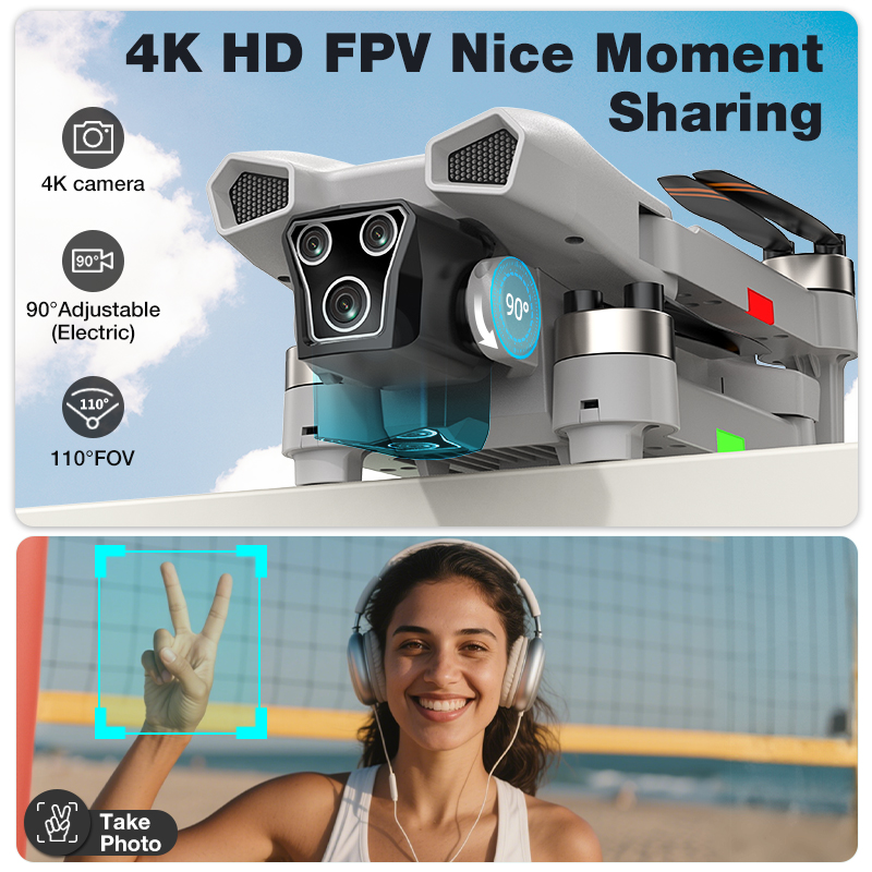 NOUVEAU Drone L017 Pro Brushle - Drone Kit Professional avis et prix